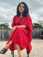 Cherry Bloom - Pure Cotton Kaftan