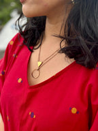 Cherry Bloom - Pure Cotton Kaftan