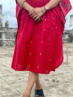 Cherry Bloom - Pure Cotton Kaftan