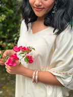 Ivory Bloom - Women's Kaftan
